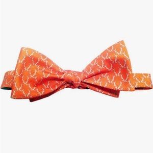 LazyPress Buckwild Orange antler Bow Tie